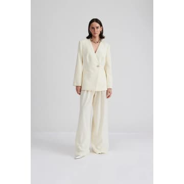 By Malina 'diana' Trousers In White
