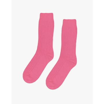 Colorful Standard Merino Wool Blend Sock In Pink