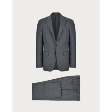 Canali - Grey Flannel Impeccable Wool Modern Fit Suit 13280/31/7r-ar03472.201