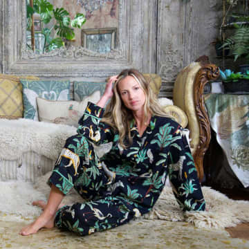 Powell Craft Safari At Night Ladies Pyjamas