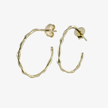 Reeves & Reeves Hula Hoop Earrings In Gold