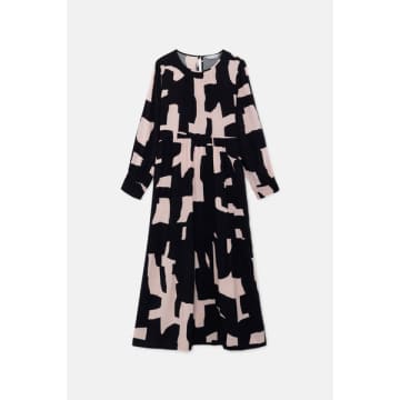 Compañía Fantástica Midi Dress With Abstract Print
