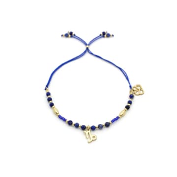 Boho Betty Capricorn Zodiac Gemstone Gold Bracelet