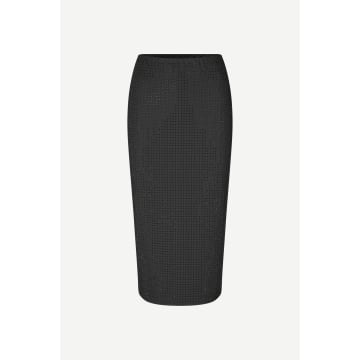 Samsoesamsoe Chrishell Skirt Caviar In Black