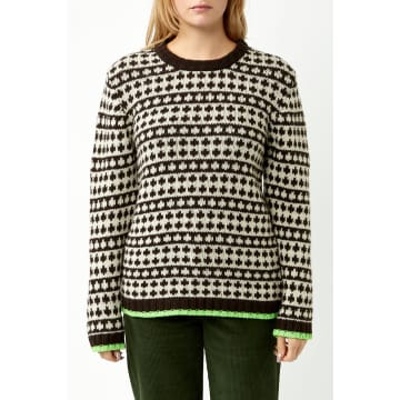 Mads Norgaard Black Coffee Winter White Recycled Kimilla Sweater