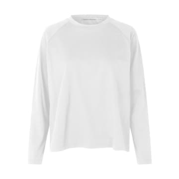 Rabens Saloner Urd Open Back T-shirt White