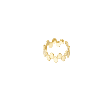 Les Cléias Acier Inoxydable Gold Or Silver Cori Ring