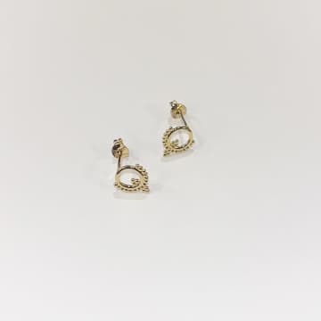 Annie Mundy Gold Stud Earrings Pl-174 G