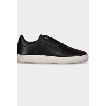 Paul & Shark Men's Leather Trainers In Black