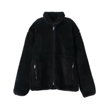 Wild Things Japan Boa Jacket In Black