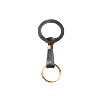 Affari Iron Opener With A Key Ring In Black