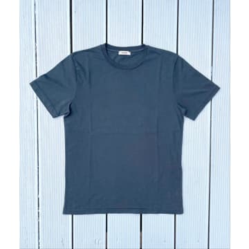 Crossley Hunt Man S-s T-shirt Dark Navy In Blue
