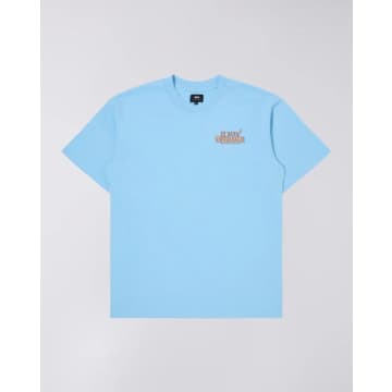 Edwin Emanation T-shirt Single Jersey Sky Blue Garment Washed