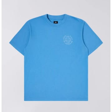 Edwin Music Channel T-shirt Parisian Blue Garment Washed