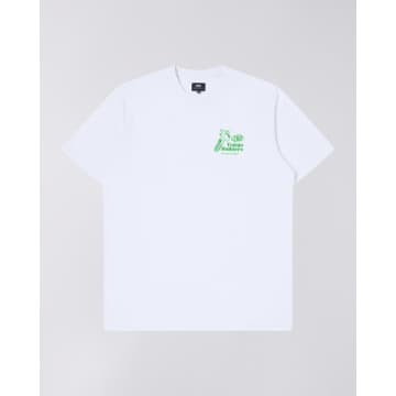 Edwin Tokyo Builders T-shirt White Garment Washed