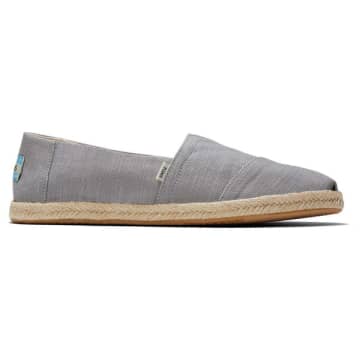 Toms Alpargata Rope 2.0 Canvas Espadrille Shoes In Grey