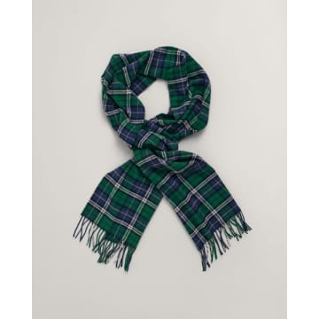 Gant Forest Green Multi Check Scarf 9920204 338