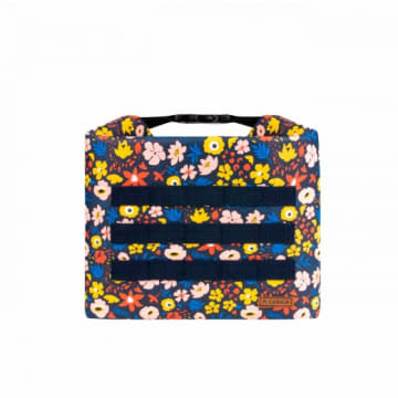 Cabaia Multicolored Flower Isothermal Bag In Blue