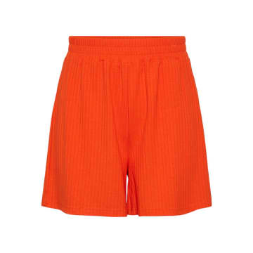 Shop Pieces Pckylie Tangerine Tango Shorts