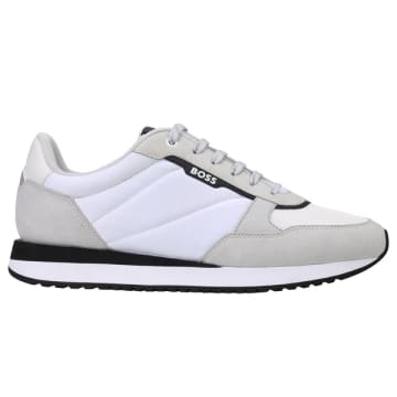 Hugo Boss Gepolsterte Kai Runn Sneakers In White