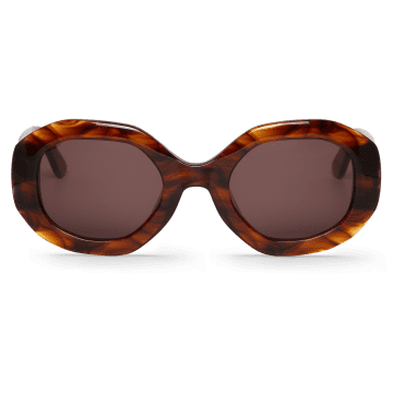Mr Boho Smoke Vasasta Sunglasses With Classical Lenses In Brown