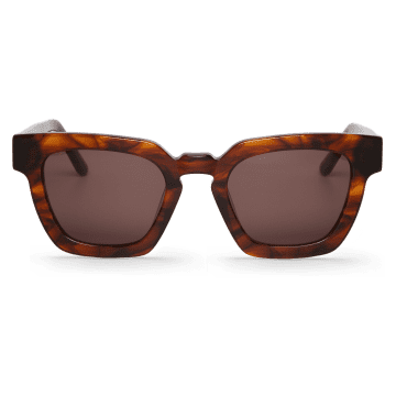 Mr Boho Smoke Logan Sunglasses With Classical Lenses In Brown