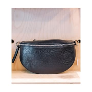 Moda Handbags Leather Medium Bum Bag Various Colours In Blue