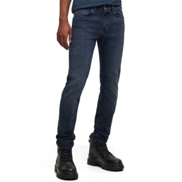 Hugo Boss Delaware Slim Fit Jeans In Blue
