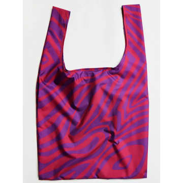 Lark London Original Duckhead Swirl In Pink Reusable Bag In Animal Print