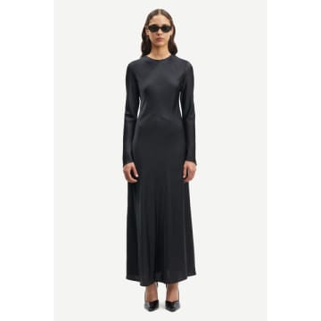 Shop Samsoe & Samsoe Madeleine Dress In Black