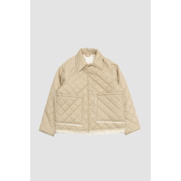 Camiel Fortgens Padded Coach Jacket Sand In Neutrals