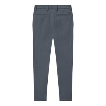 Les Deux Como Reg Herringbone Suit Pants In Gray