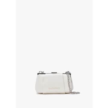 Valentino Garavani Mini Frame Ecru Shoulder Bag In White