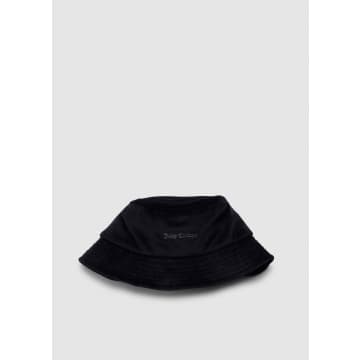 Juicy Couture Womens Ellie Velour Bucket Hat In Black