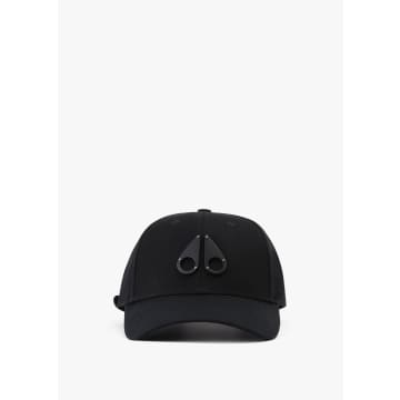 Moose Knuckles Mens Logo Icon Cap In Black Logo