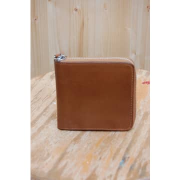 Il Bussetto Zipped Wallet Camel In Brown