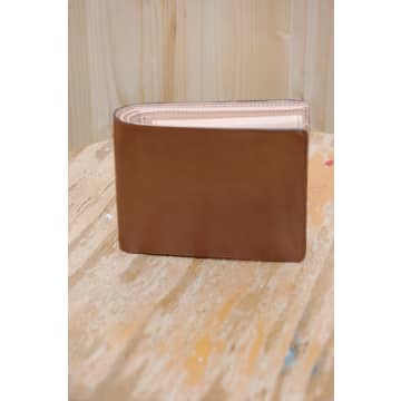 Il Bussetto Bi-fold Wallet With Coin Pocket Caramel In Brown