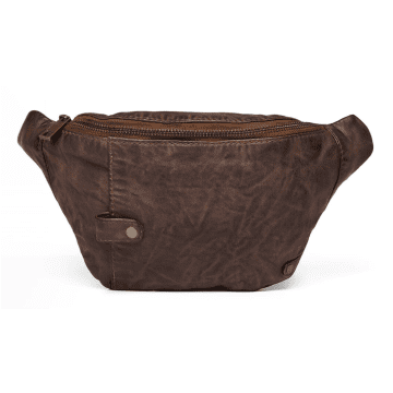 Depeche Leather Bumbag In Brown