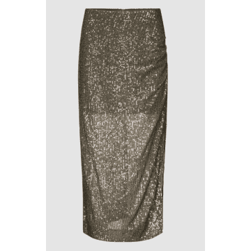 Second Female Moonshine Pencil Skirt- Major Brown