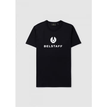 Shop Belstaff Mens Signature T-shirt In Black