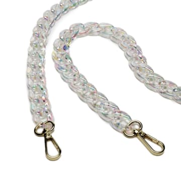 Elie Beaumont Rainbow Chain Strap In White