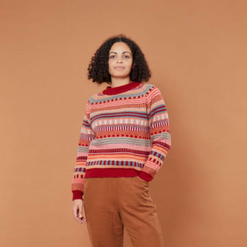 Donna Wilson Static Stripe Sweater In Multi