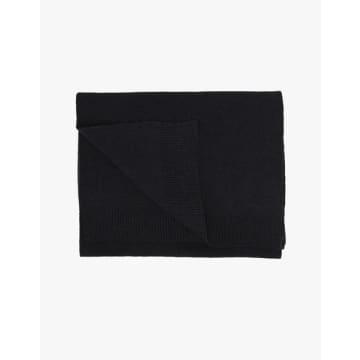 Colorful Standard Merino Wool Scarf In Black
