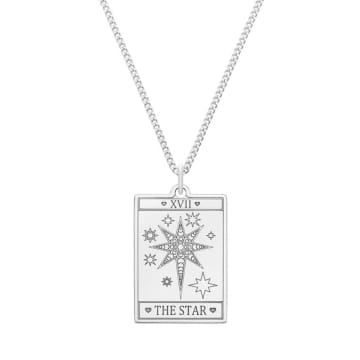 Carter Gore The Star Tarot Necklace In Metallic