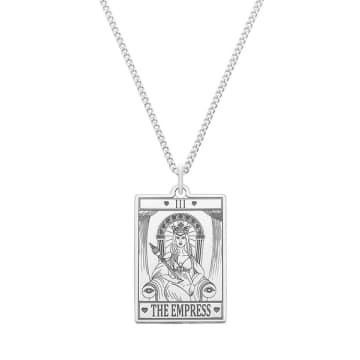 Carter Gore The Empress Tarot Necklace In Metallic