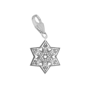 Carter Gore Mandala Star Charm In Metallic