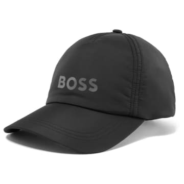 Hugo Boss Winter X Technical Shell Cap In Black