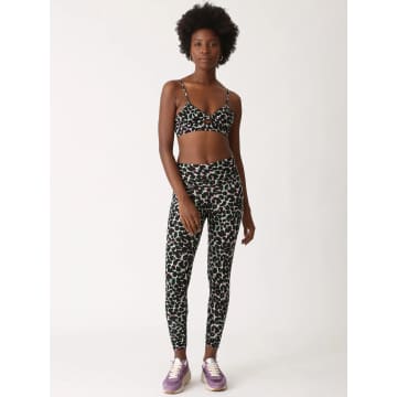Electric & Rose Sunset Legging Electric Leopard In Gray