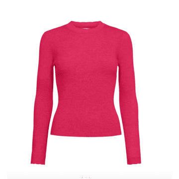 Numph Roa O-neck Pullover In Pink