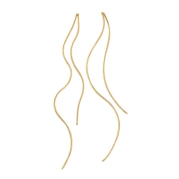 Ellen Beekmans Fine Long Earrings In Gold